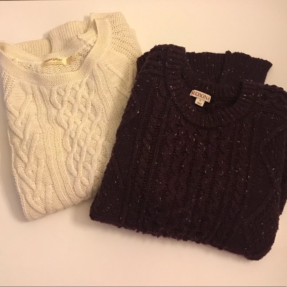 two sweater bundle